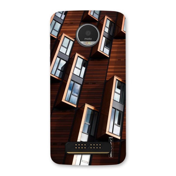 Window Abstract Back Case for Moto Z Play