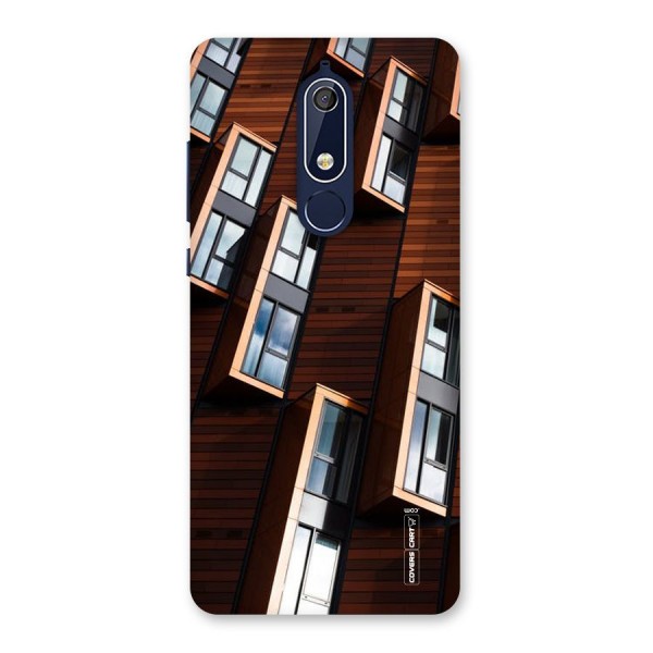 Window Abstract Back Case for Nokia 5.1