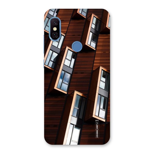 Window Abstract Back Case for Redmi Note 6 Pro