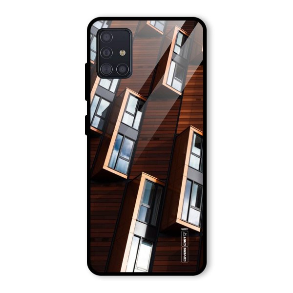 Window Abstract Glass Back Case for Galaxy A51