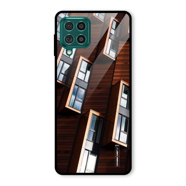 Window Abstract Glass Back Case for Galaxy F62