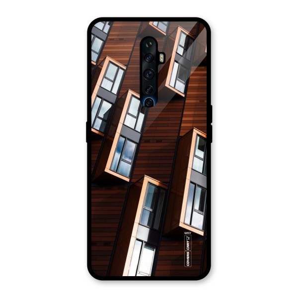 Window Abstract Glass Back Case for Oppo Reno2 Z