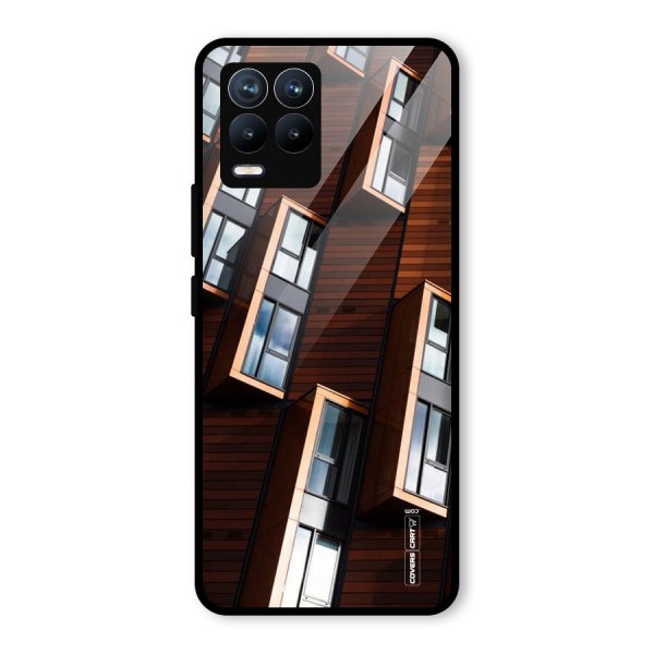 Window Abstract Glass Back Case for Realme 8 Pro