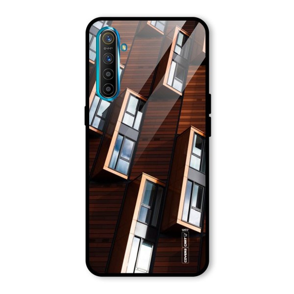 Window Abstract Glass Back Case for Realme XT