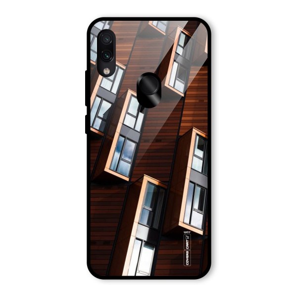 Window Abstract Glass Back Case for Redmi Note 7