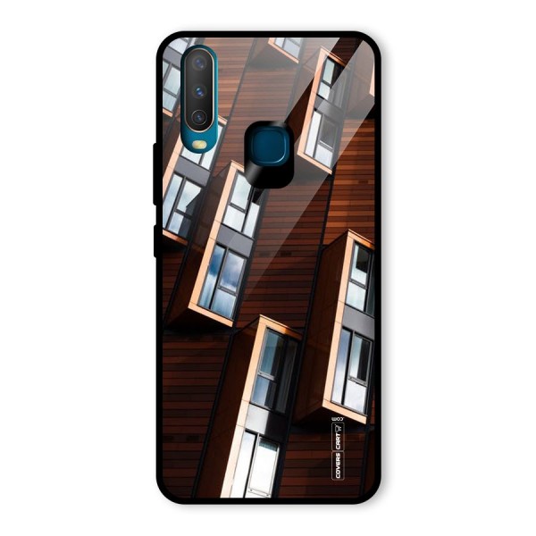 Window Abstract Glass Back Case for Vivo Y17