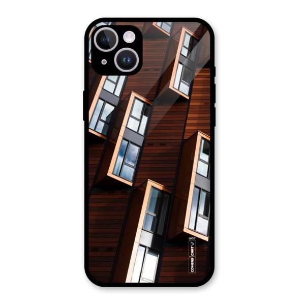 Window Abstract Glass Back Case for iPhone 14 Plus