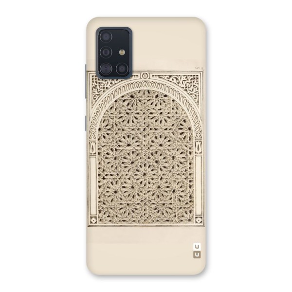 Window Ornaments Back Case for Galaxy A51