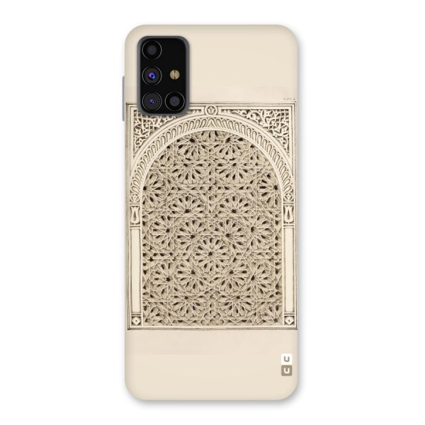 Window Ornaments Back Case for Galaxy M31s