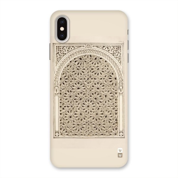 Window Ornaments Back Case for iPhone XS Max