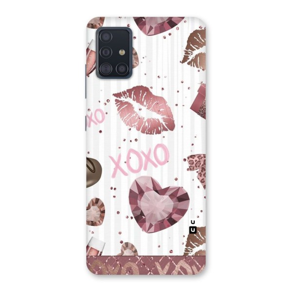 Wine Lip xoxo Back Case for Galaxy A51