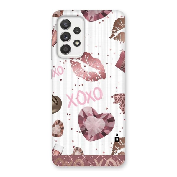 Wine Lip xoxo Back Case for Galaxy A52