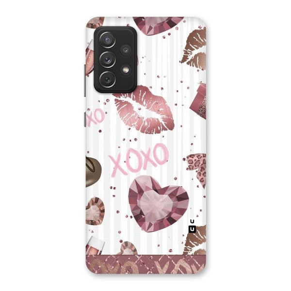 Wine Lip xoxo Back Case for Galaxy A72