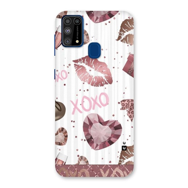 Wine Lip xoxo Back Case for Galaxy F41