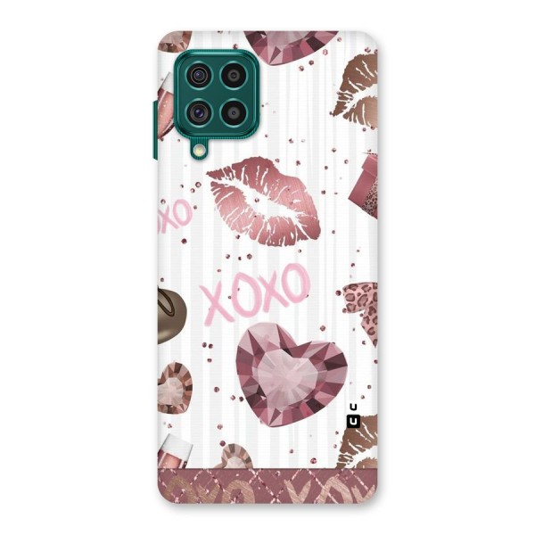 Wine Lip xoxo Back Case for Galaxy F62