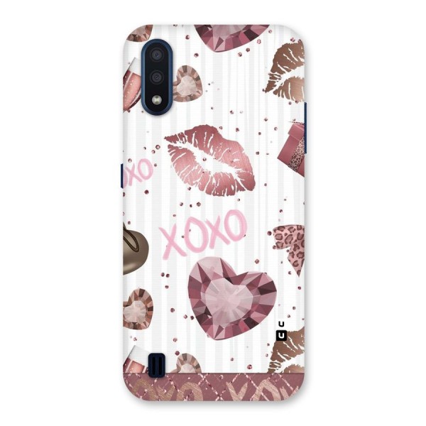 Wine Lip xoxo Back Case for Galaxy M01