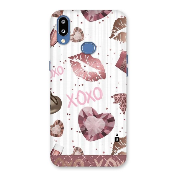 Wine Lip xoxo Back Case for Galaxy M01s