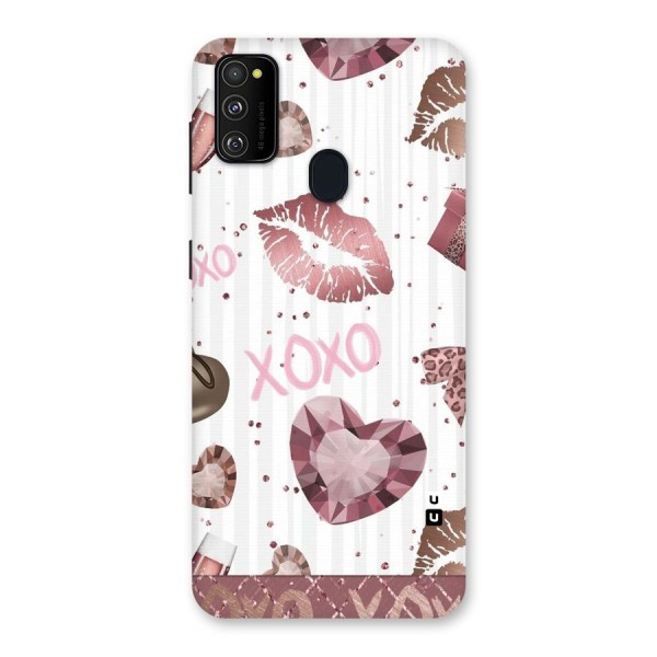 Wine Lip xoxo Back Case for Galaxy M21