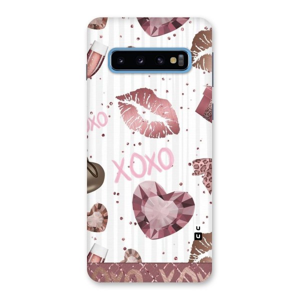 Wine Lip xoxo Back Case for Galaxy S10