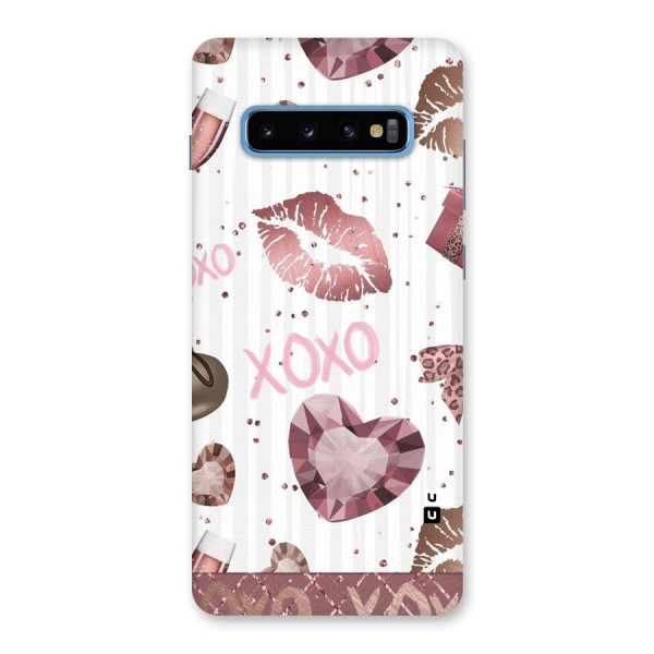 Wine Lip xoxo Back Case for Galaxy S10 Plus