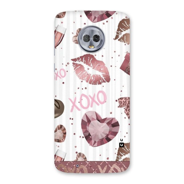 Wine Lip xoxo Back Case for Moto G6