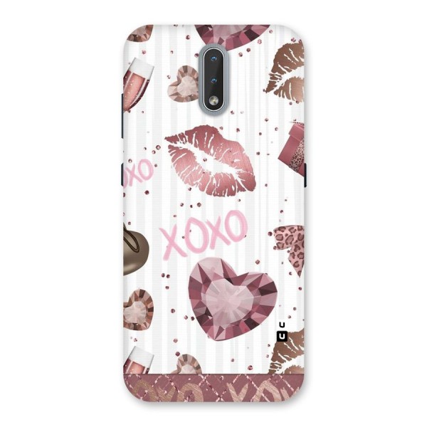 Wine Lip xoxo Back Case for Nokia 2.3