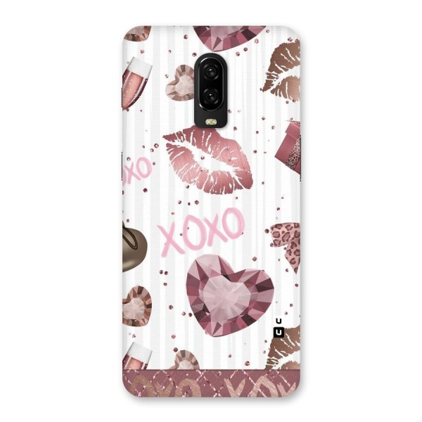 Wine Lip xoxo Back Case for OnePlus 6T