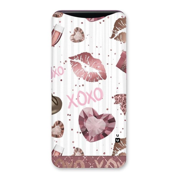 Wine Lip xoxo Back Case for Oppo Find X