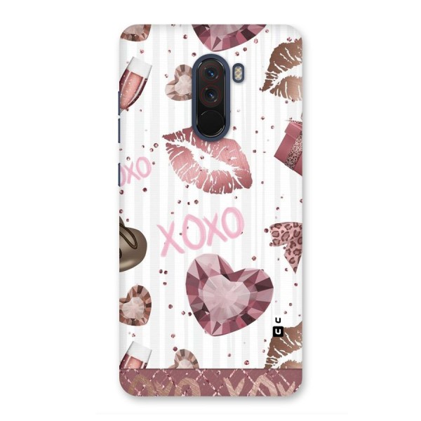 Wine Lip xoxo Back Case for Poco F1