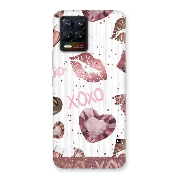 Wine Lip xoxo Back Case for Realme 8