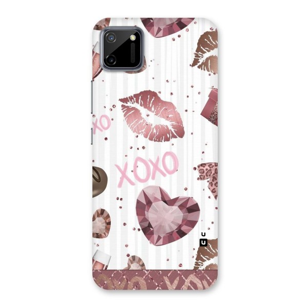 Wine Lip xoxo Back Case for Realme C11