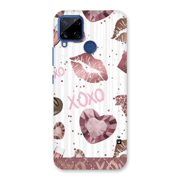 Wine Lip xoxo Back Case for Realme C12