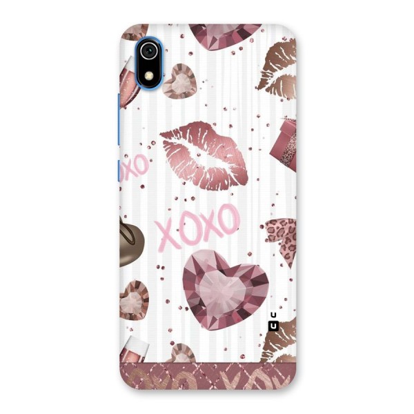 Wine Lip xoxo Back Case for Redmi 7A