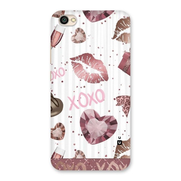 Wine Lip xoxo Back Case for Redmi Y1 Lite