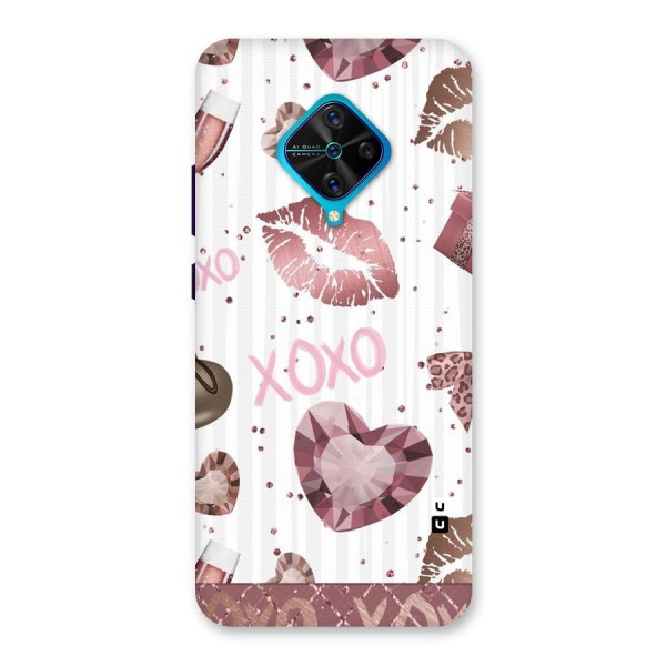 Wine Lip xoxo Back Case for Vivo S1 Pro