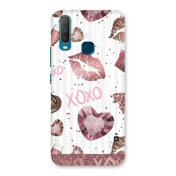 Wine Lip xoxo Back Case for Vivo U10