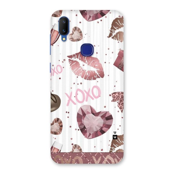 Wine Lip xoxo Back Case for Vivo V11