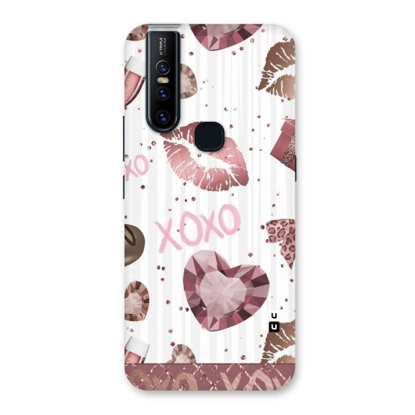 Wine Lip xoxo Back Case for Vivo V15