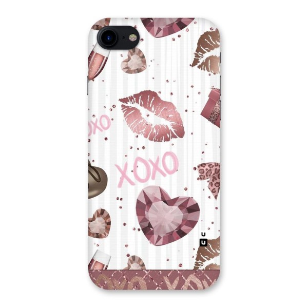 Wine Lip xoxo Back Case for iPhone SE 2020