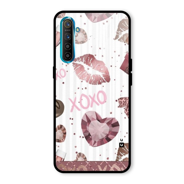 Wine Lip xoxo Glass Back Case for Realme XT