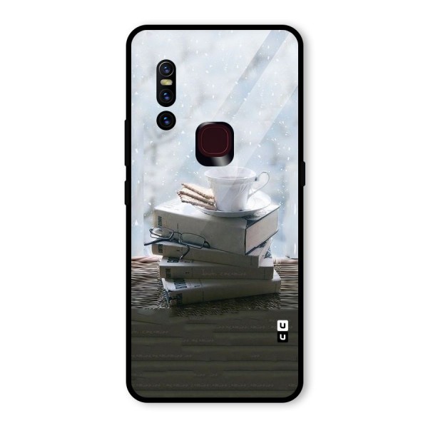 Winter Reads Glass Back Case for Vivo V15