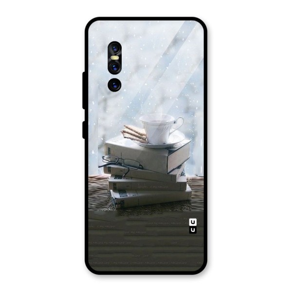 Winter Reads Glass Back Case for Vivo V15 Pro