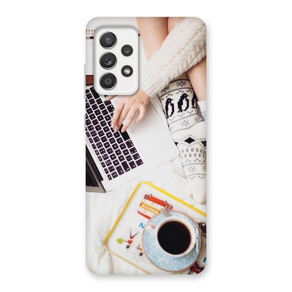 Winter Relaxation Back Case for Galaxy A52