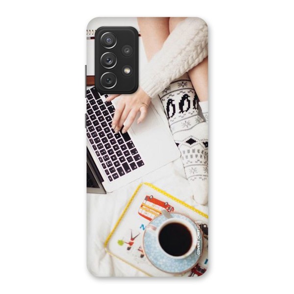 Winter Relaxation Back Case for Galaxy A72