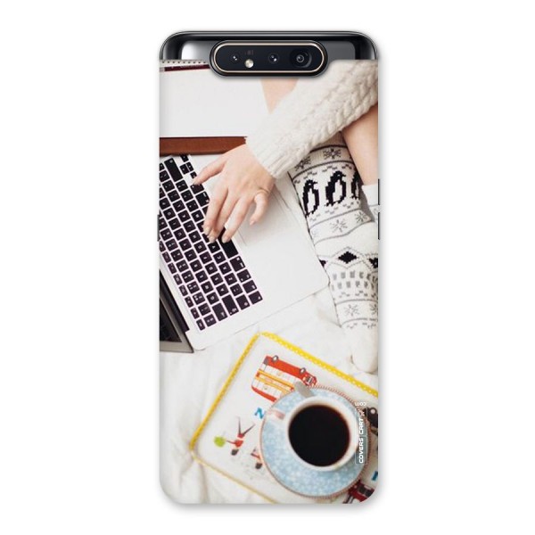 Winter Relaxation Back Case for Galaxy A80