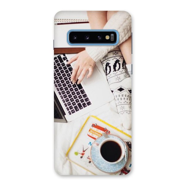 Winter Relaxation Back Case for Galaxy S10