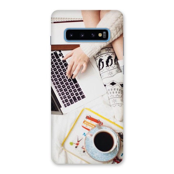 Winter Relaxation Back Case for Galaxy S10 Plus