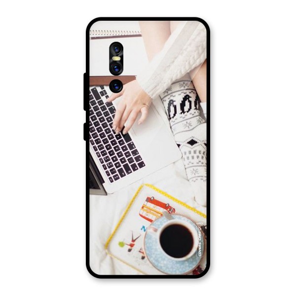 Winter Relaxation Glass Back Case for Vivo V15 Pro