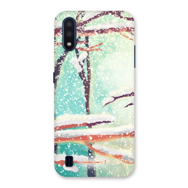 Winter Season Back Case for Galaxy M01