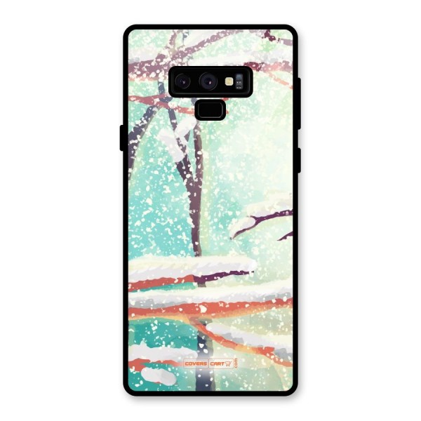 Winter Season Glass Back Case for Galaxy Note 9